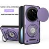 Чехол для Honor Magic7 Pro Чехол-крышка для Honor Magic 7 Pro Магнитный Бронированный Чехол с держателем-кольцом Ударопрочный Чехол для телефона с поддержкой беспроводной зарядки