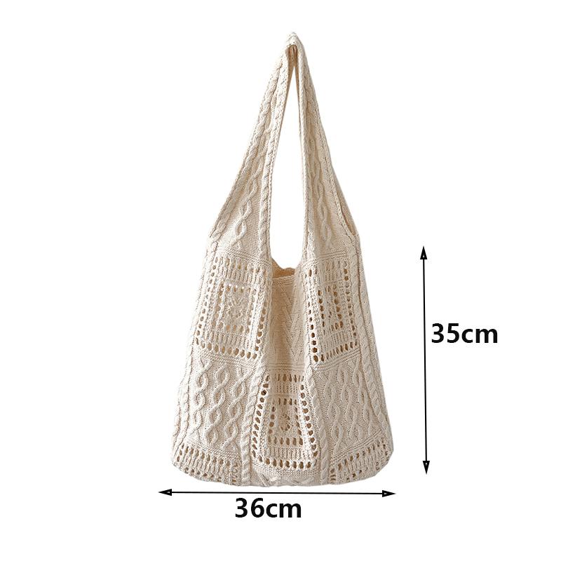 Yogodlns Женская тканая сумка-тоут в стиле бохо, летняя пляжная сумка, тканые сумки ручной работы на плечо, ручная вязаная сумка, сумка для покупок