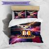 3pcs Duvet Cover Set (1*Duvet Cover + 2*Pillowcase, Without Core), Bradford City AFC Print Bedding Set, Bedroom Decor, All‑Season, Birthday Gift