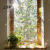 Privacy Glass Cling Sun Catcher Static Window Film, Flower Butterfly Self-Adhesive Sticker, Decorative Screen for Windows Removable Home Office Living