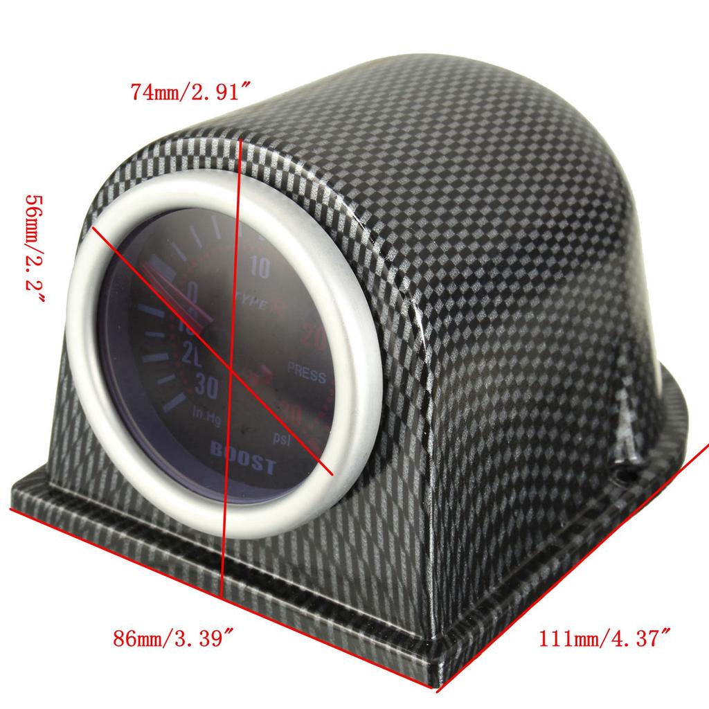 52 мм 30 фунтов на квадратный дюйм автомобильный прибор давление вакуумная турбина турбо наддув указатель давления