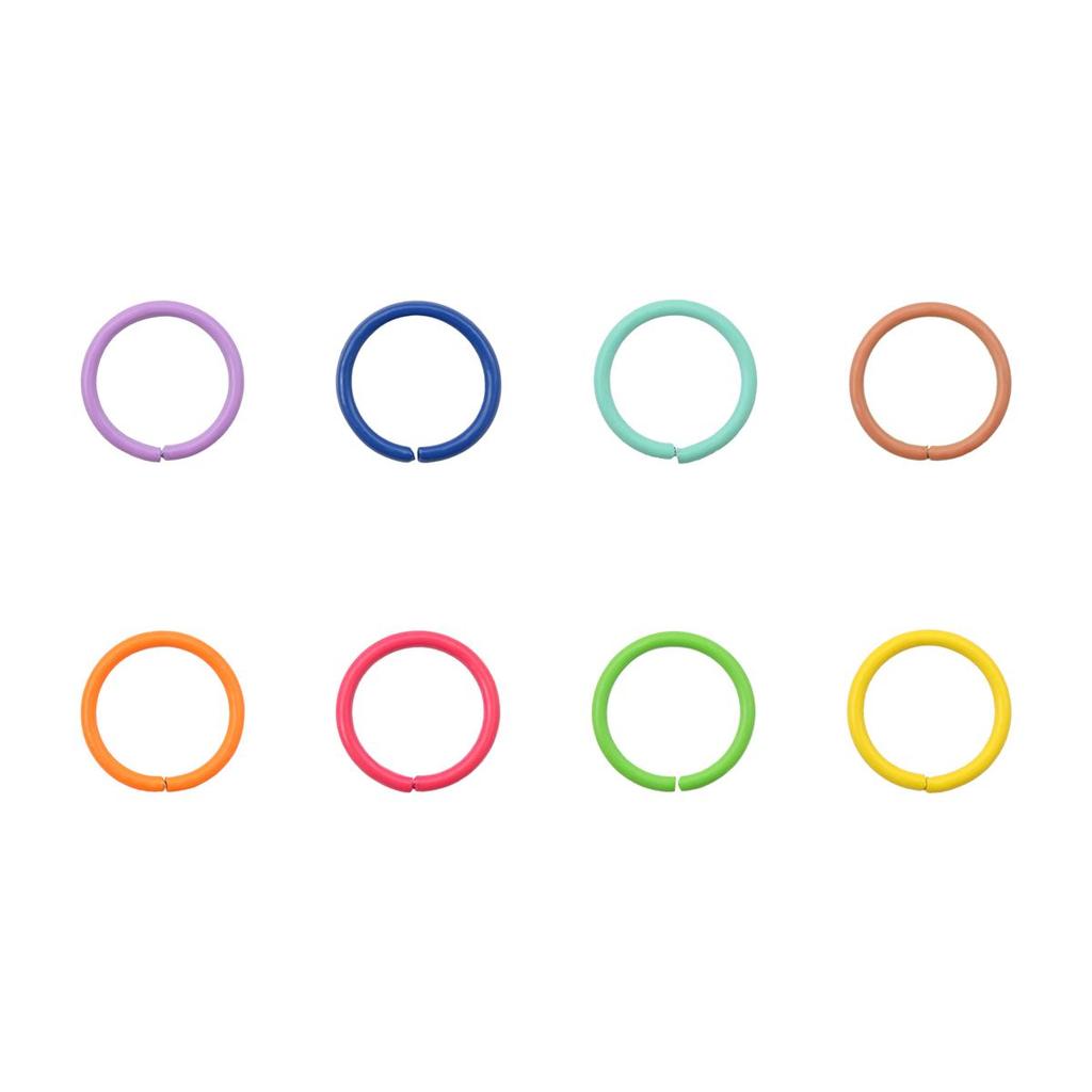 Круглые кольца для прыжков, красочные витые открытые разъёмные кольца, кольца для прыжков, соединитель для изготовления ювелирных изделий своими руками, поиск расходных материалов