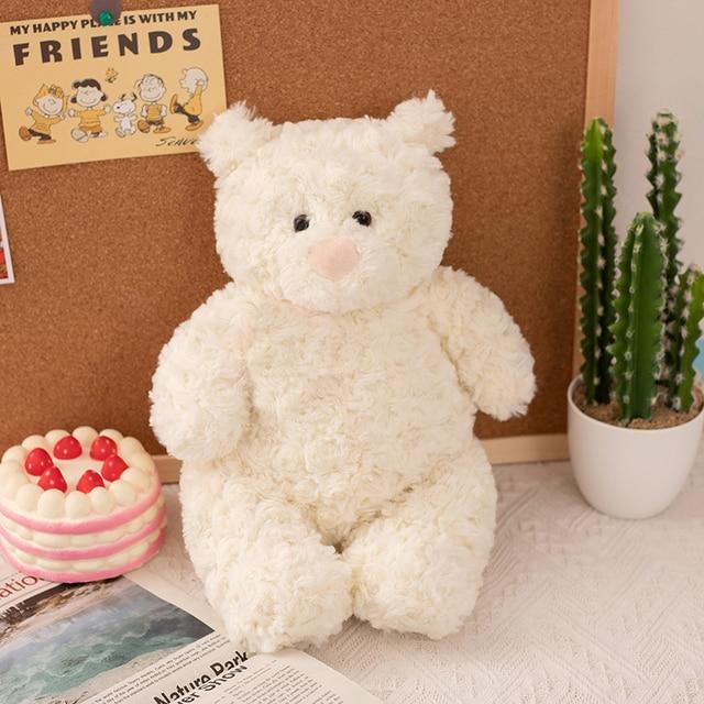 1pc 40cm Adorable Cartoon Teddy Bear Plush Toys Stuffed Soft Animals Dressing Up Doll For Girls Kids Room Decor Birthday Gifts