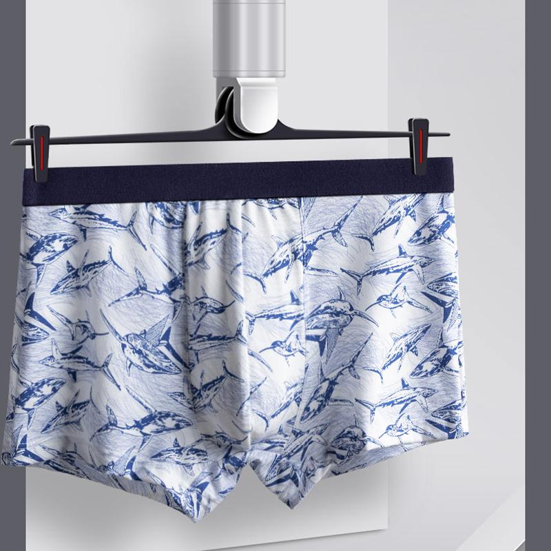 MiiOW 3 шт. мужское нижнее белье боксеры мужские удобные полиэстеровая внутренняя одежда сексуальные мужские трусы боксеры шорты мужские принт