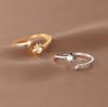 925 Silver Zircon Star Adjustable Rings For Women High Quality Jewelry Accessories Jewellery Argent 925