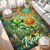 Custom Name Personalized Plants vs. Zombies Print Carpet, Versatile Home Decor Rug, for Playroom, Apartment, Balcony, Entryway, Hallway Gift