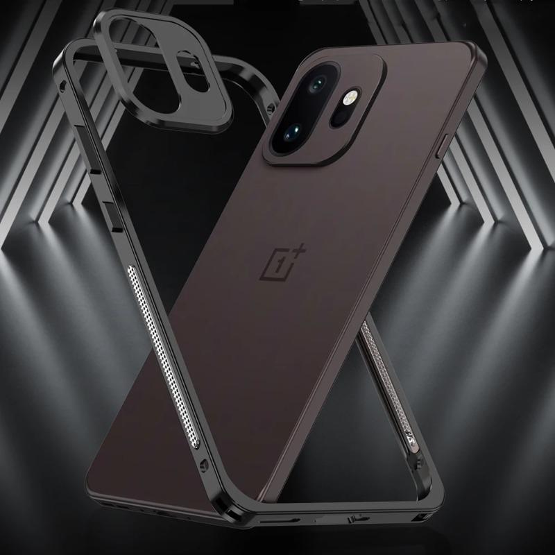 Для OnePlus 15T Съемный Металлический Защитный Чехол Ультратонкий Чехол Для OnePlus 15T 1+15T Металлическая Рамка Ударопрочный Чехол Бампер