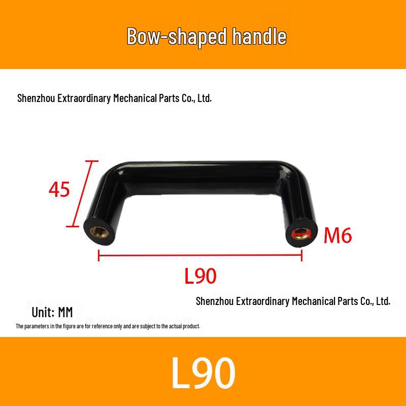 Овальная ручка-скоба из бакелита L90/L120/L180 U-образной формы для гравировального станка