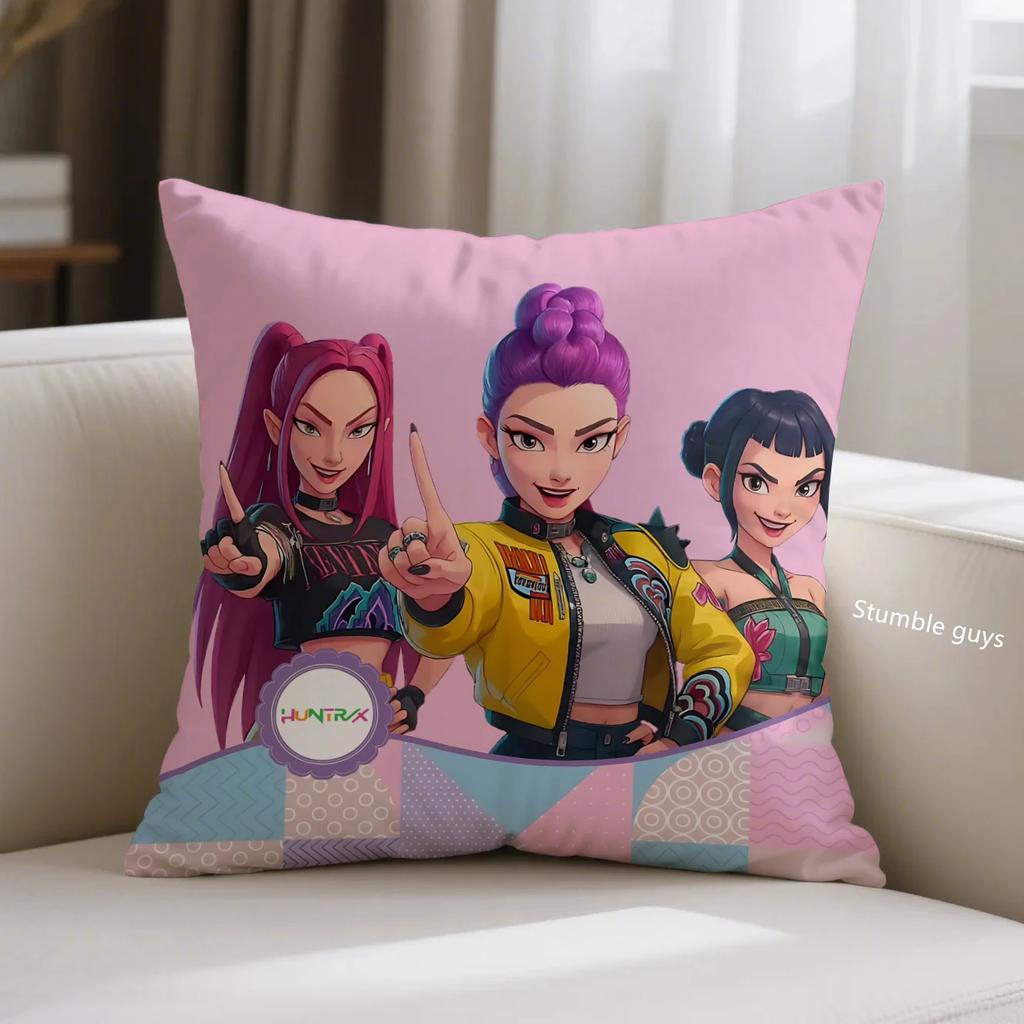 Аниме Подушка Наволочка Охотники на Демонов K-pop Мягкая