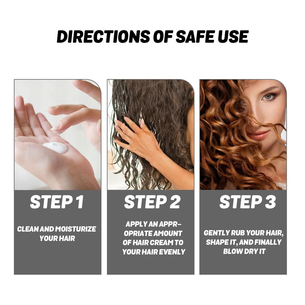 Средство для укладки локонов, Средство для укладки локонов 4 в 1, Эластизер для завивки волос, Успокаивающий блеск, Нежирное, Не оставляет кожу головы, Восстанавливает поврежденные волосы, 150 мл