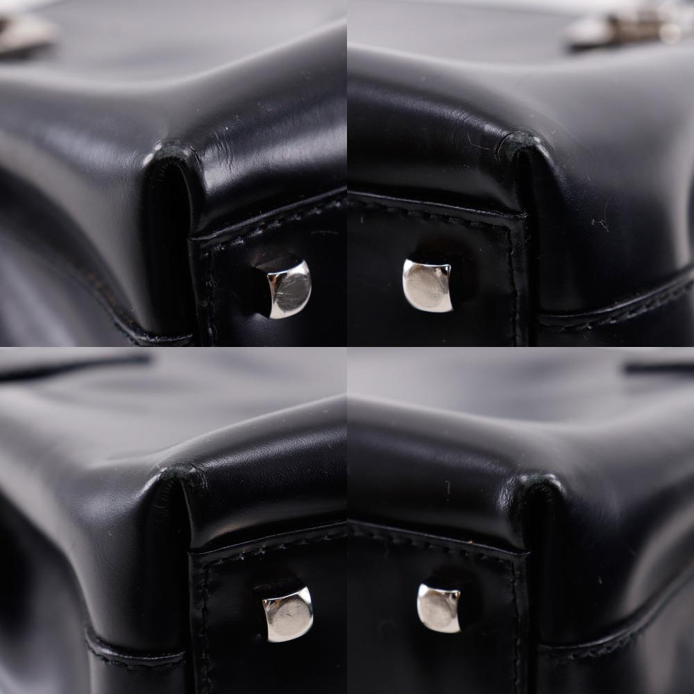 Salvatore Ferragamo Gancini Handbag AQ-21 0167 black Calfskin Women Used