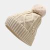 New Twist Knitted Hat Scarf Gloves Three-piece Set Women's Hot Sale Autumn and Winter Warm Three-piece Set