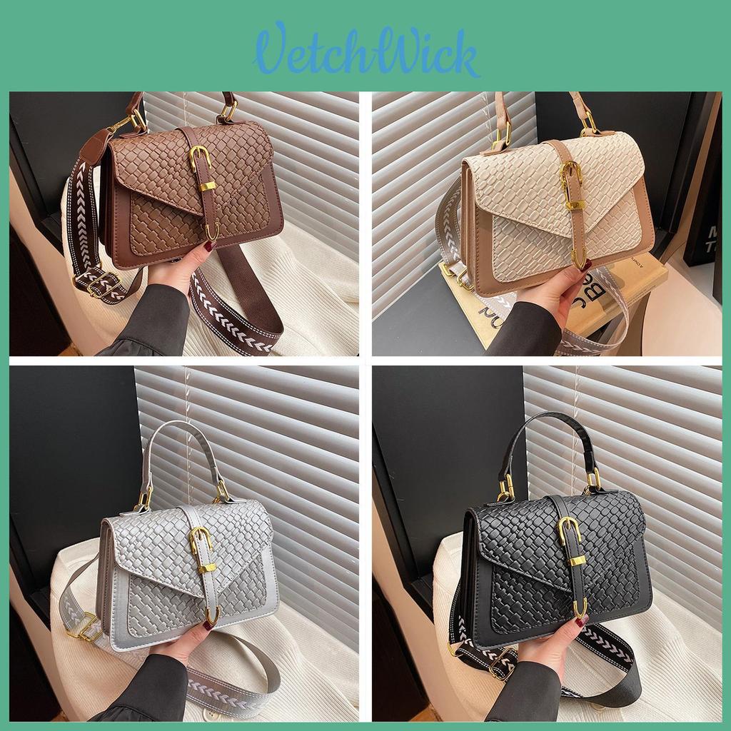 Elegant Pu Small Shoulder Bag With Top Flap Closure For Casual Outings