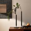 Black Metal Flower Vase for Home & Office Decoration