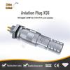 Central Link XS6 Aviation Plug Push-Pull Self-Locking Gold-Plated Connector (2/3/4/5 Pin Options)