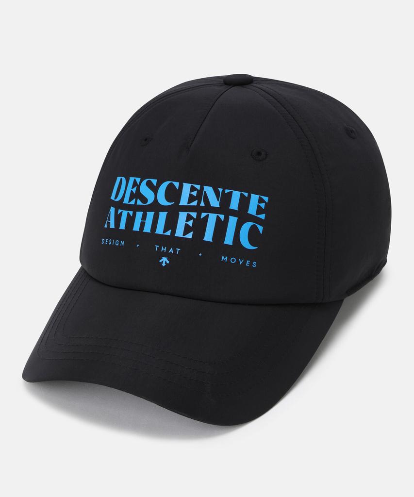 Кепка-бейсболка DESCENTE из нейлона Черная Sr323Ucp76