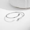 Женский открытый браслет, регулируемый, полированный, простой стиль, форма капли воды, свадебные, повседневные, для свиданий, наручные украшения, подарок на день рождения, годовщину