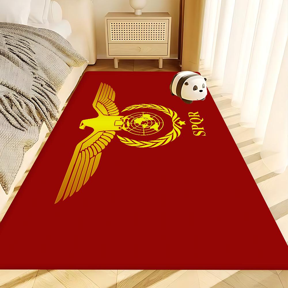 Римский S-SPQR Коридорный ковер Моющийся Нескользящий Коврик для зоны дивана и кресел в гостиной Кухонный придверный коврик Ковер