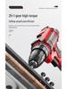 Cordless Multifunctional Drill Set: Electrician & Carpenter Repair Kit with Lithium Battery