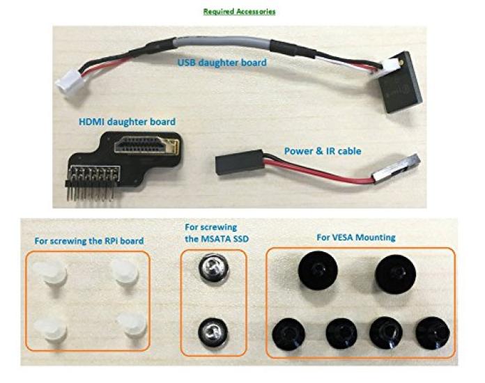 Мини-ПК X3000, совместимые с Raspberry Pi и SupTronics® (черный) - 4B, 3B, 2B, B+