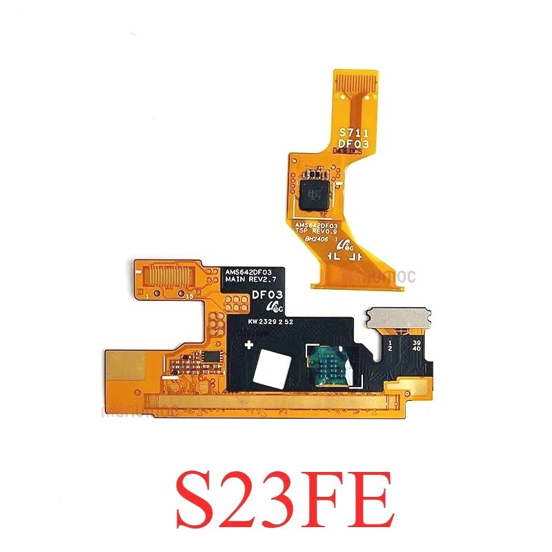 5pcs LCD Touch Screen Image Flex Cable Flex For Samsung Galaxy S23FE S24FE S24 FE LCD Flex Bonding Phone Repair