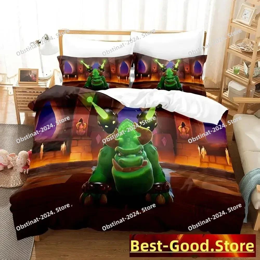 Новый комплект постельного белья Spyro Renited Trilogy Single Twin Full Queen King Size Bed Set Adult Kid Bedroom Duvetcover Sets Anime Gme