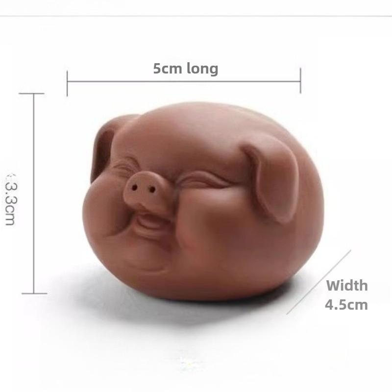 Фиолетовый песок чайный питомец украшение бутик чай можно выращивать и играть с чайное искусство мини свинка удачливая свинка Сяофу чай