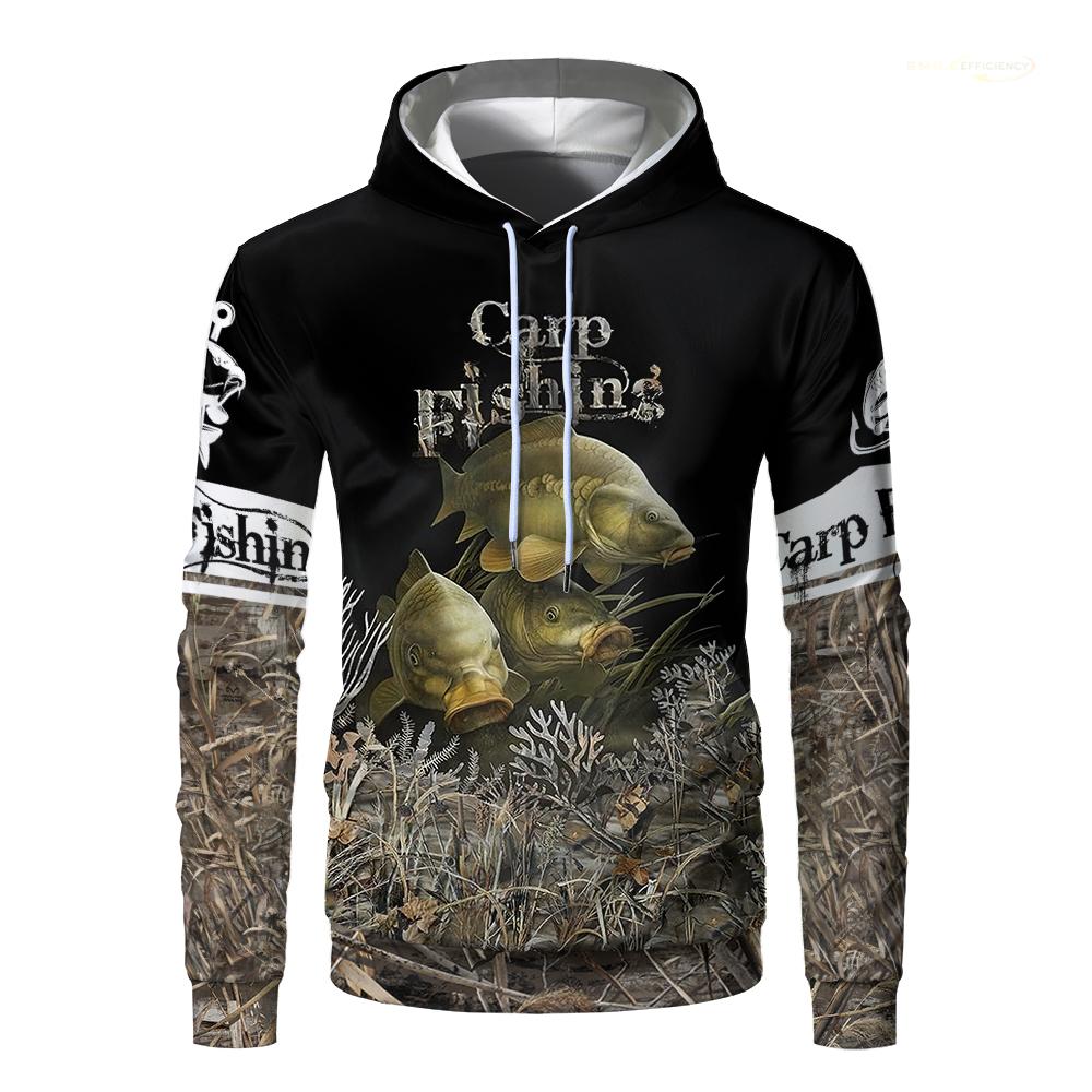 Рыбалка Смешное Животное Мужские Толстовки Басс Марлин 3D Принт Модные Пуловеры Толстовки Повседневные Оверсайз Рыба Харадзюку Женская Толстовка