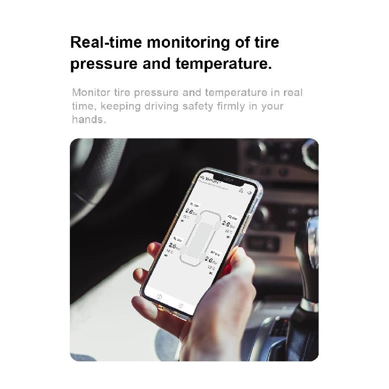 Новый внешний Bluetooth TPMS Датчик давления в шинах BT Мобильное приложение Мониторинг в реальном времени Универсальный для Мотоцикла Автомобиля и 6-колесного Грузовика
