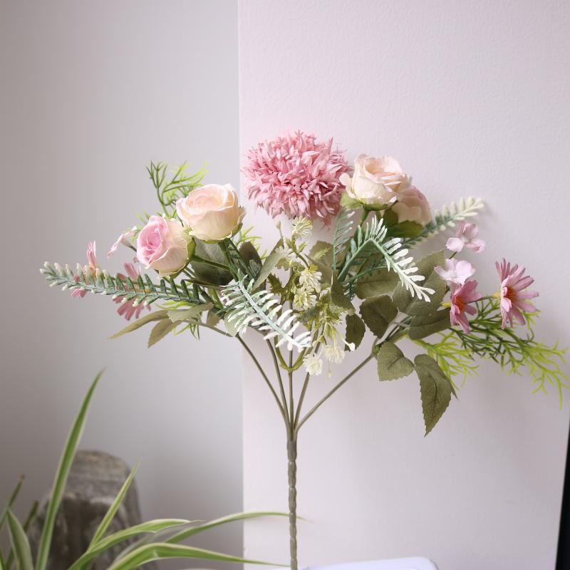 1 шт. Искусственный цветок Свадьба Дом Спальня Украшение Свадебный букет Гортензии Ваза Для улицы