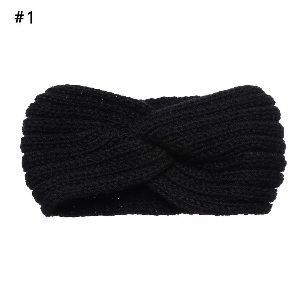 Теплые аксессуары для волос Женские плетеные повязки на голову с перекрестом Крючком Тюрбан Вязаные головные уборы Повязка на голову