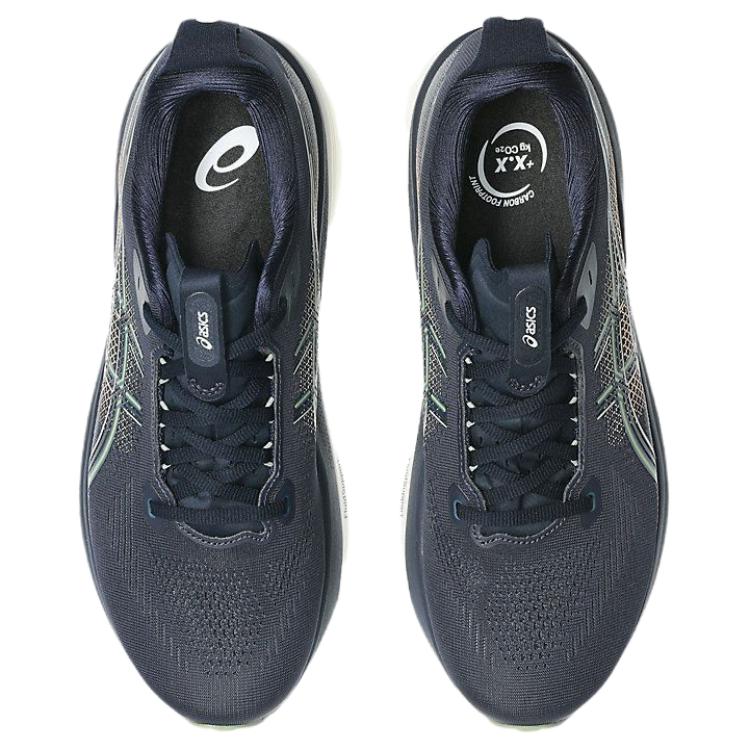 Asics Кроссовки для бега Gel-Kayano 33 Wide, удобные, дышащие, поддерживающие, с хорошим возвратом энергии, мужские, темно-синие 1011C227-402