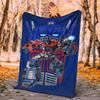 Transformers Flannel Blanket Soft Warm All-Season Throw, Design for Camping, Car Travel, Hiking Sofa, Bed, Office Perfect Gift for Parties