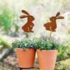 2 Easter Pieces of The Kindergarten Garden Creative Art Lawn Grass for