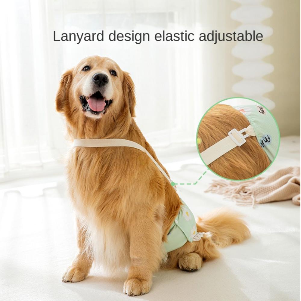 Reusable Female Pet Sanitary Panties Breathable Large Dogs Safety Diapers Medium Dogs