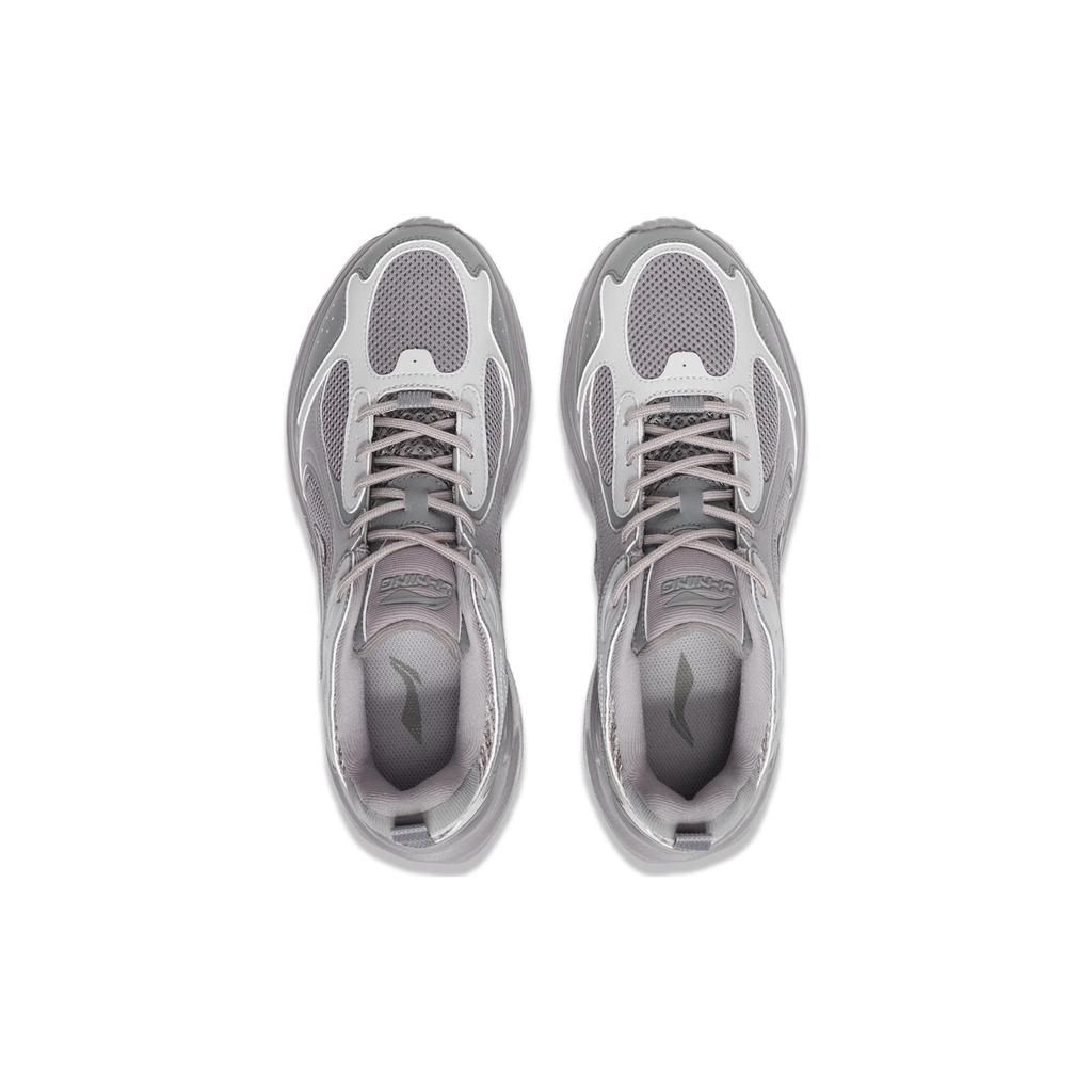 Кроссовки мужские Li Ning Rebound Trend с низким верхом, амортизирующие, дышащие, серые ARLS013-6