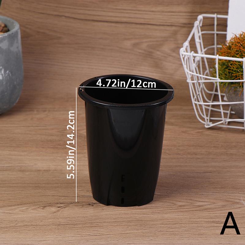 1 шт., цветочный горшок для орхидей, пластиковые горшки с отверстиями, поддон, декоративные контейнеры, утолщенные для комнатного сада, питомника