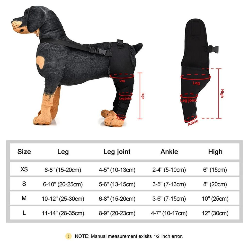 Pet hind leg protector, dogleg brace for hind legs Adjustable pet leg protector, knee brace, pet joint protector