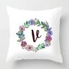 Home Decor Letter Pattern Pillowcase Bedroom Living Room Sofa Cushion Cover
