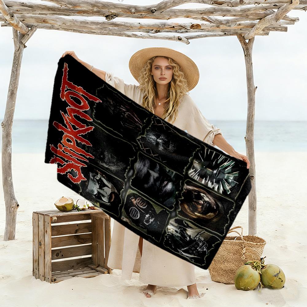 Slipknot cozy beach towel Durable erfect for Travel Beach Swimming Vibrant Pattern Birthday/Christmas Gift