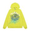 Unisex Hooded Sweatshirt Streetwear Spider Web Print Heavyweight Fleece Teen Casual Top