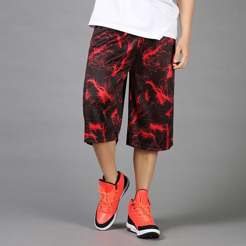 Мужские летние баскетбольные шорты, свободные спортивные шорты большого размера, повседневные дышащие пляжные брюки