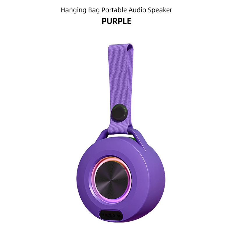 Светодиодные RGB Bluetooth-динамики Портативный Громкий Уличный Сабвуфер для езды на велосипеде Беспроводной динамик