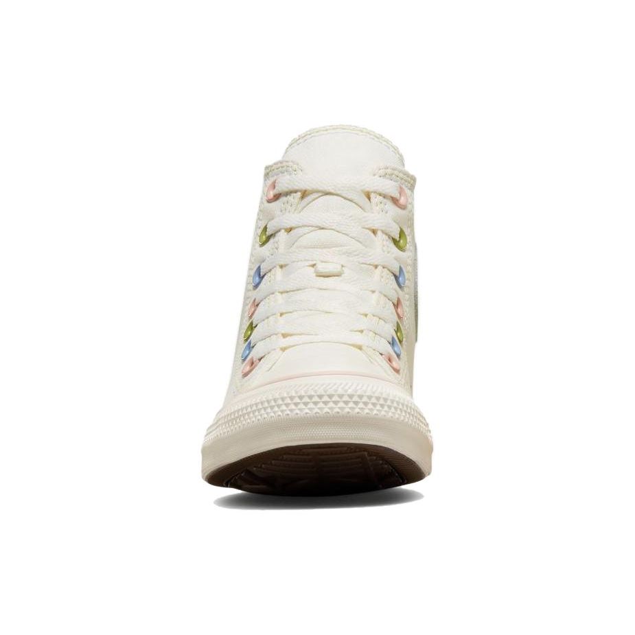 Converse Универсальные удобные парусиновые кеды All Star с высоким верхом, унисекс, белые, синие, розовые, A04638C