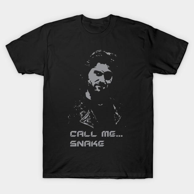 Азиатский размер Мужская черная футболка с принтом Call Me Snake Без выреза Термотрансферная печать Хлопковая футболка