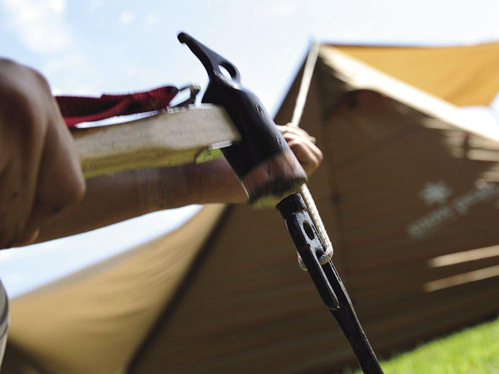 Snow Peak Peg Hammer with Belt Tent Tarp Setup Outdoor Camping PRO.C N-001