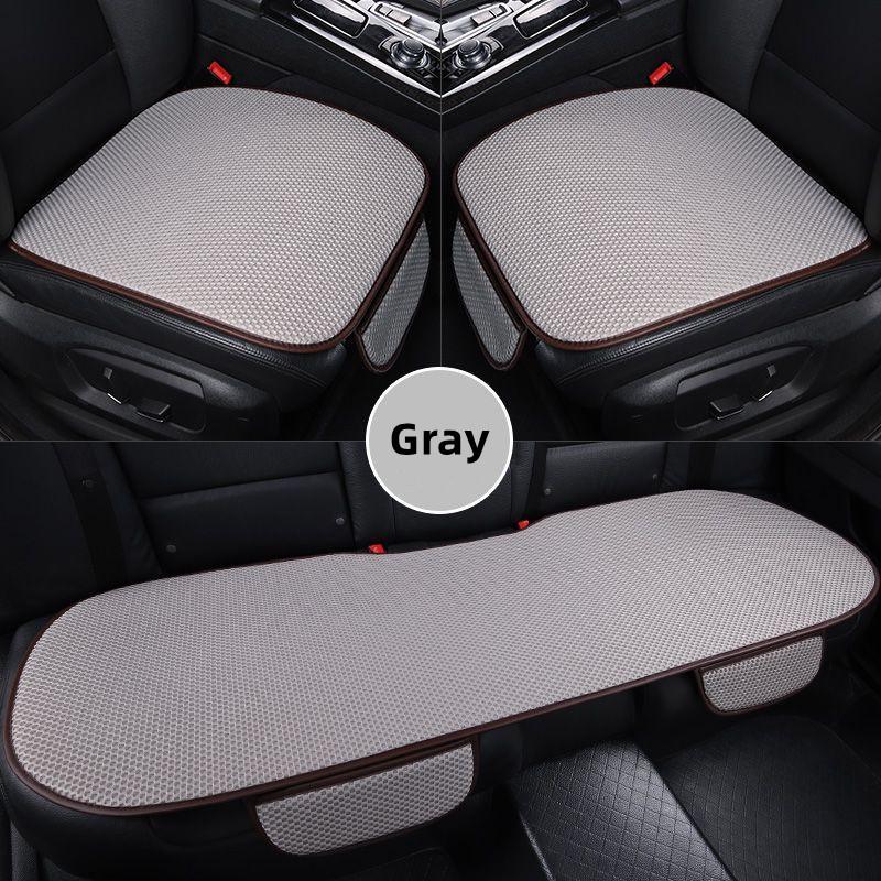 Breathable Ice Silk Car Seat Cushion Non-slip and Wear-resistant Solid Color Ice Silk Car Seat Cover, Universal Fit Most Cars