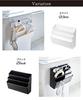 Yamazaki Washing Machine Side Magnetic Storage Pocket 3 Tier Black Tower Laundry Hook Included 4297 Approx. W32XD13XH24.5cm