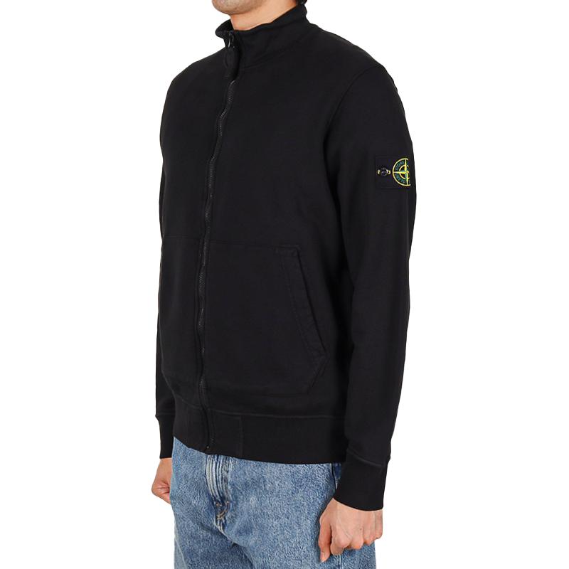 STONE ISLAND Однотонная куртка-бомбер на молнии с воротником-стойкой, длинным рукавом, мужская, L1S156100063S0051-V0029