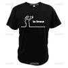 Great Space Coaster Men T-Shirts La Linea TV Series Print Line Drawing Men Streetwear Fashion Minimalism Tshirt Funny Clothing